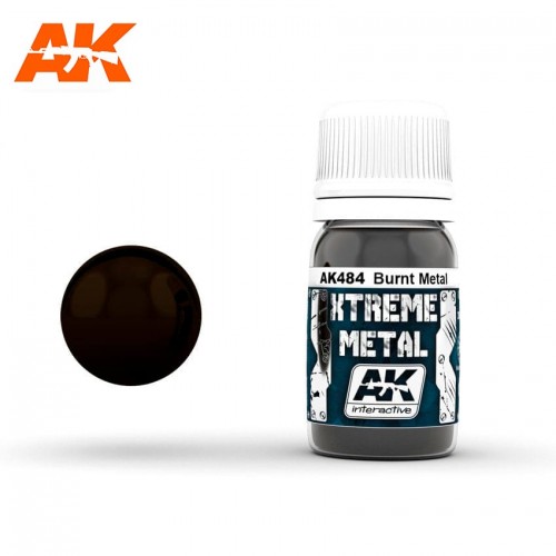 AK INTERACTIVE XTREME METAL PALE BURNT METAL 30ML AK484